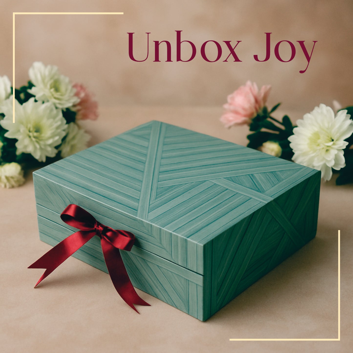 Gift Box | Rigid foldabel box | Gift Hamper Boxes For Packaging, Satin Ribbon Hamper Boxes | Gift Cardboard Box Empty Gift Hamper Box Reusable Gift Boxes | Foldabel Box | SIZE 10x12x4 inches / 7007