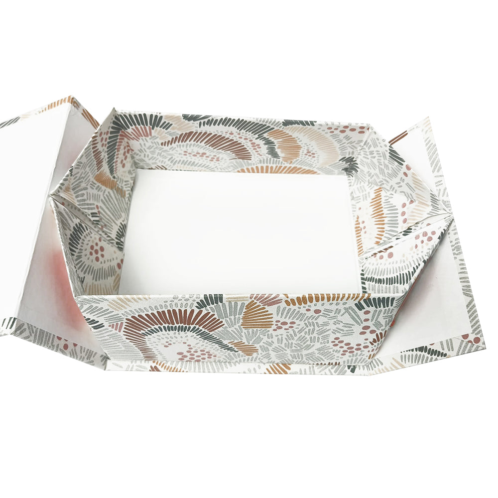 Fridendship Day Gift Box |Rigid foldabel box | Gift Hamper Boxes For Packaging, Satin Ribbon Hamper Boxes | Gift Cardboard Box Empty Gift Hamper Box Reusable Gift Boxes | Foldabel Box | 8x8x3.5 inches / 1034