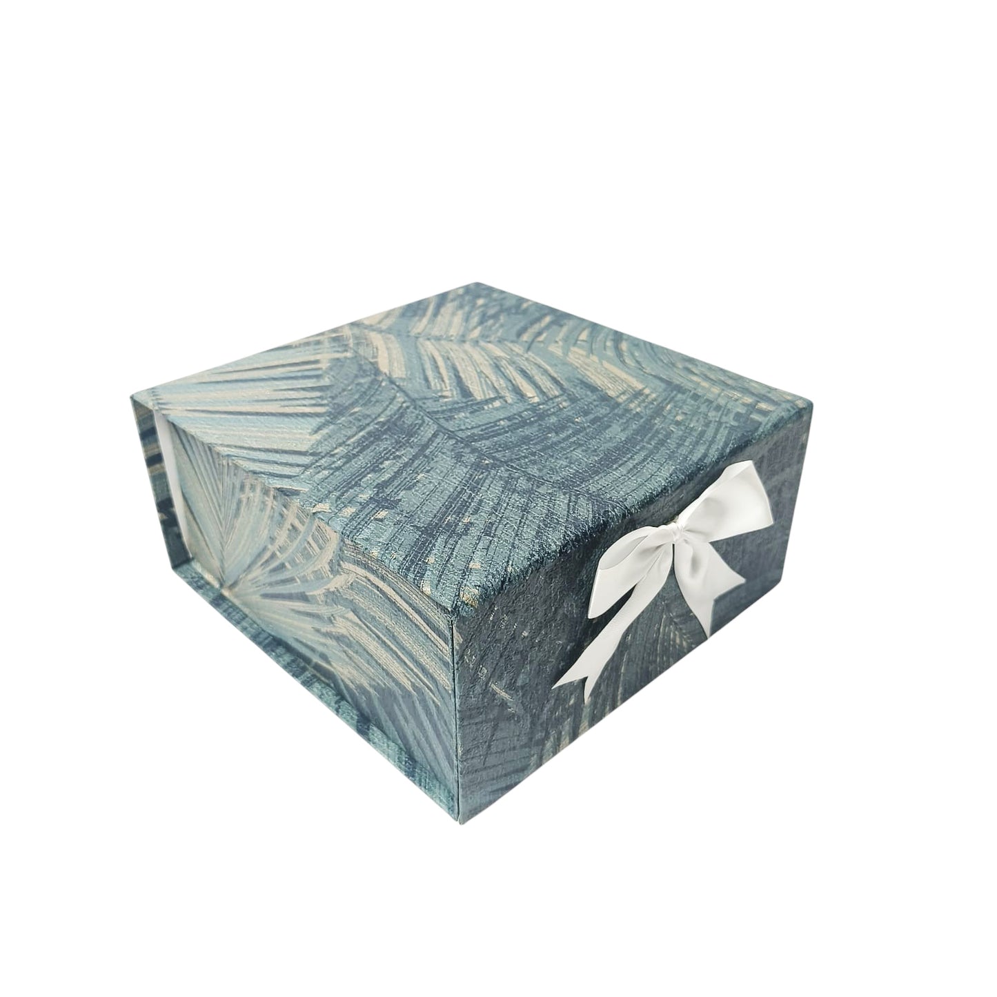 Gift Box |Rigid foldabel box | Gift Hamper Boxes For Packaging, Satin Ribbon Hamper Boxes | Gift Cardboard Box Empty Gift Hamper Box Reusable Gift Boxes | Foldabel Box | 8x8x3.5 inches / 1010
