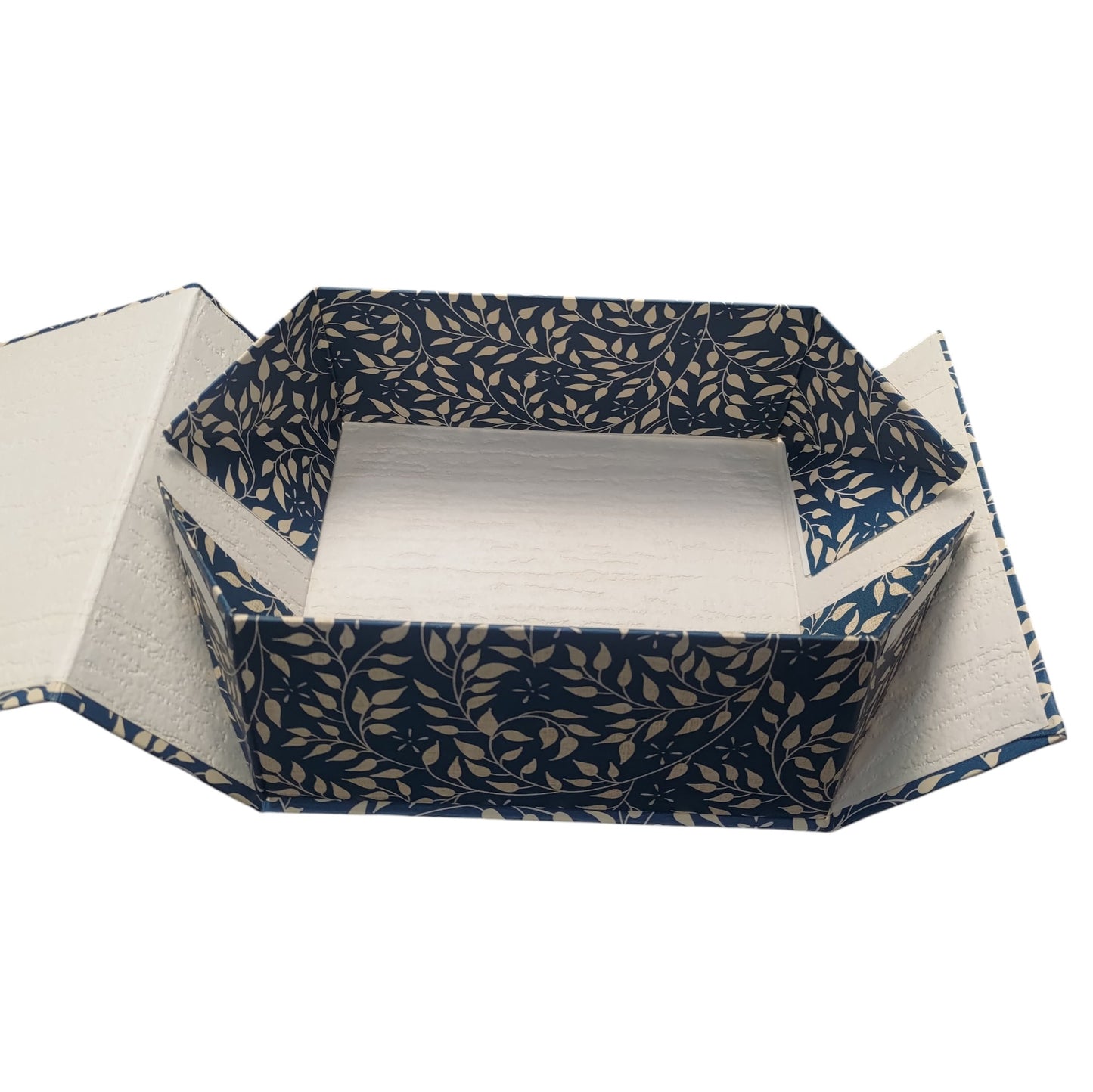 Gift Box |Rigid foldabel box | Gift Hamper Boxes For Packaging, Satin Ribbon Hamper Boxes | Gift Cardboard Box Empty Gift Hamper Box Reusable Gift Boxes | Foldabel Box | 8x8x3.5 inches / 1038