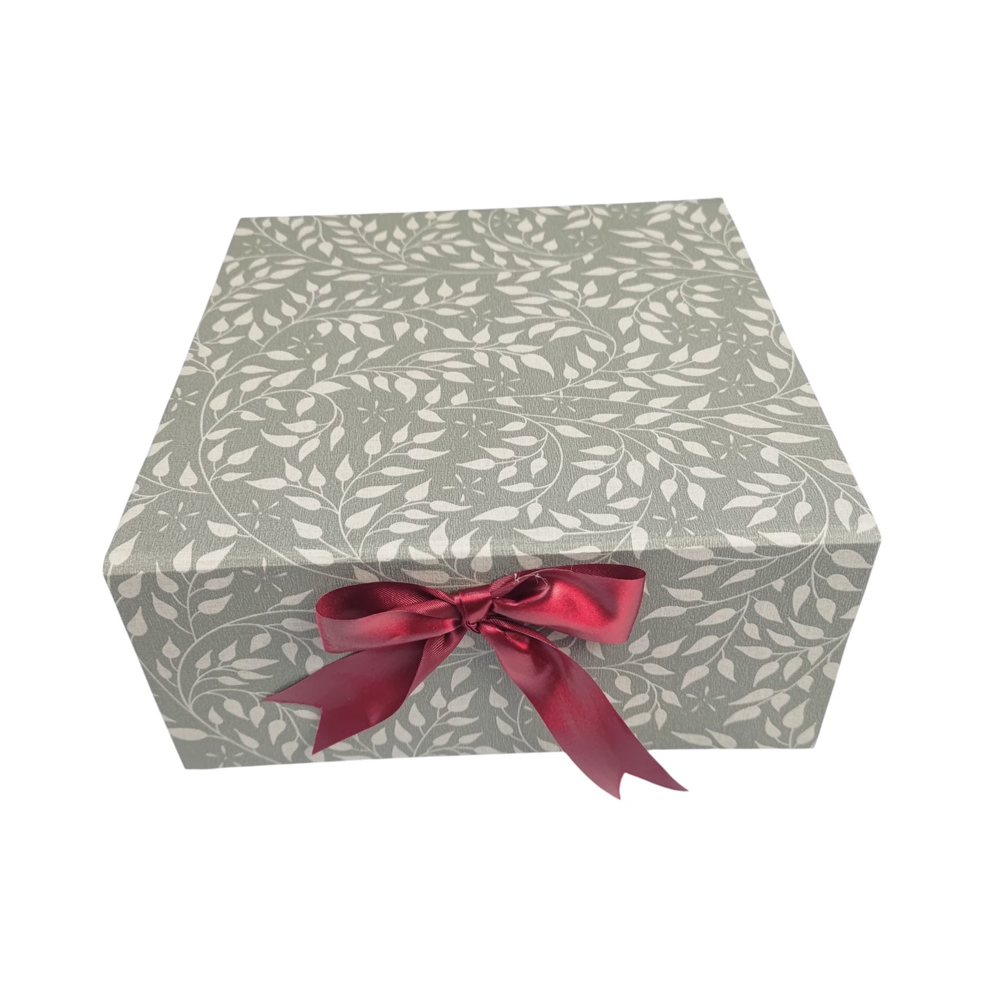 Gift Box |Rigid foldabel box | Gift Hamper Boxes For Packaging, Satin Ribbon Hamper Boxes | Gift Cardboard Box Empty Gift Hamper Box Reusable Gift Boxes | Foldabel Box | 8x8x3.5 inches / 1040