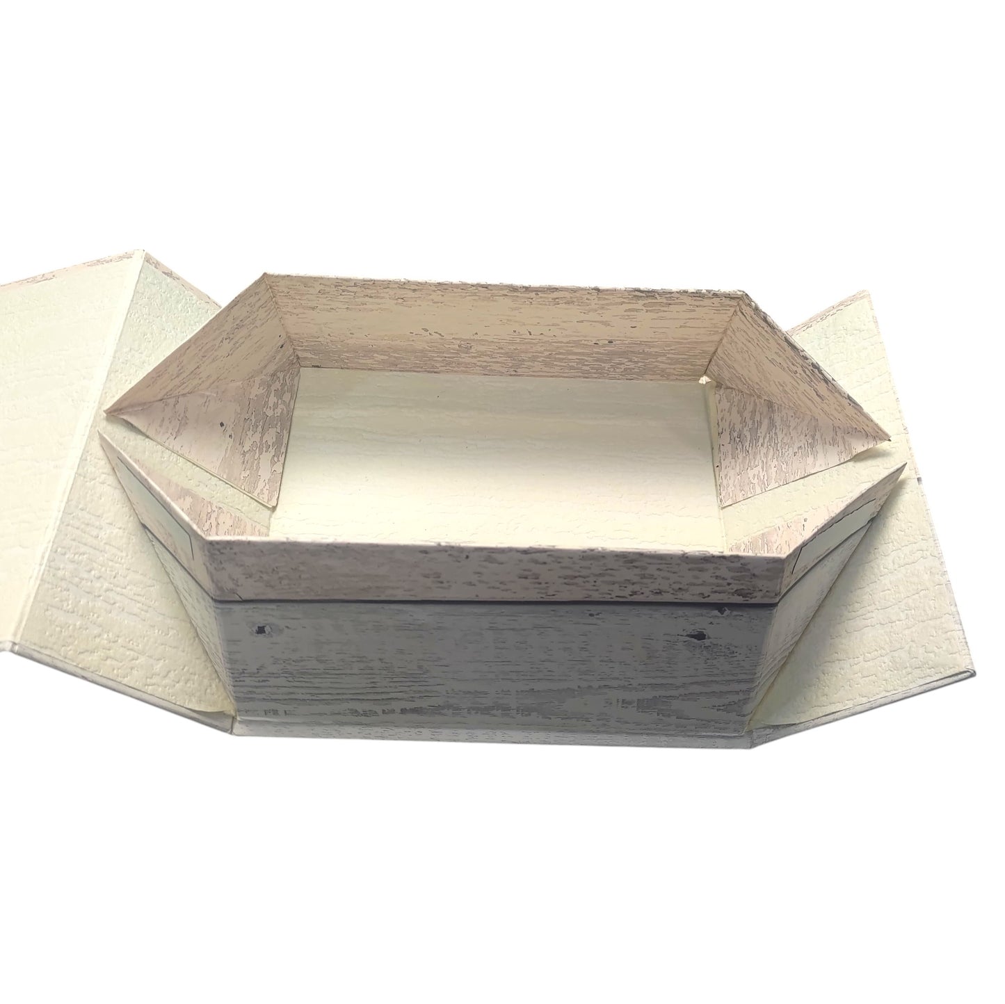 Gift Box |Rigid foldabel box | Gift Hamper Boxes For Packaging, Satin Ribbon Hamper Boxes | Gift Cardboard Box Empty Gift Hamper Box Reusable Gift Boxes | Foldabel Box | 8x8x3.5 inches / 1039