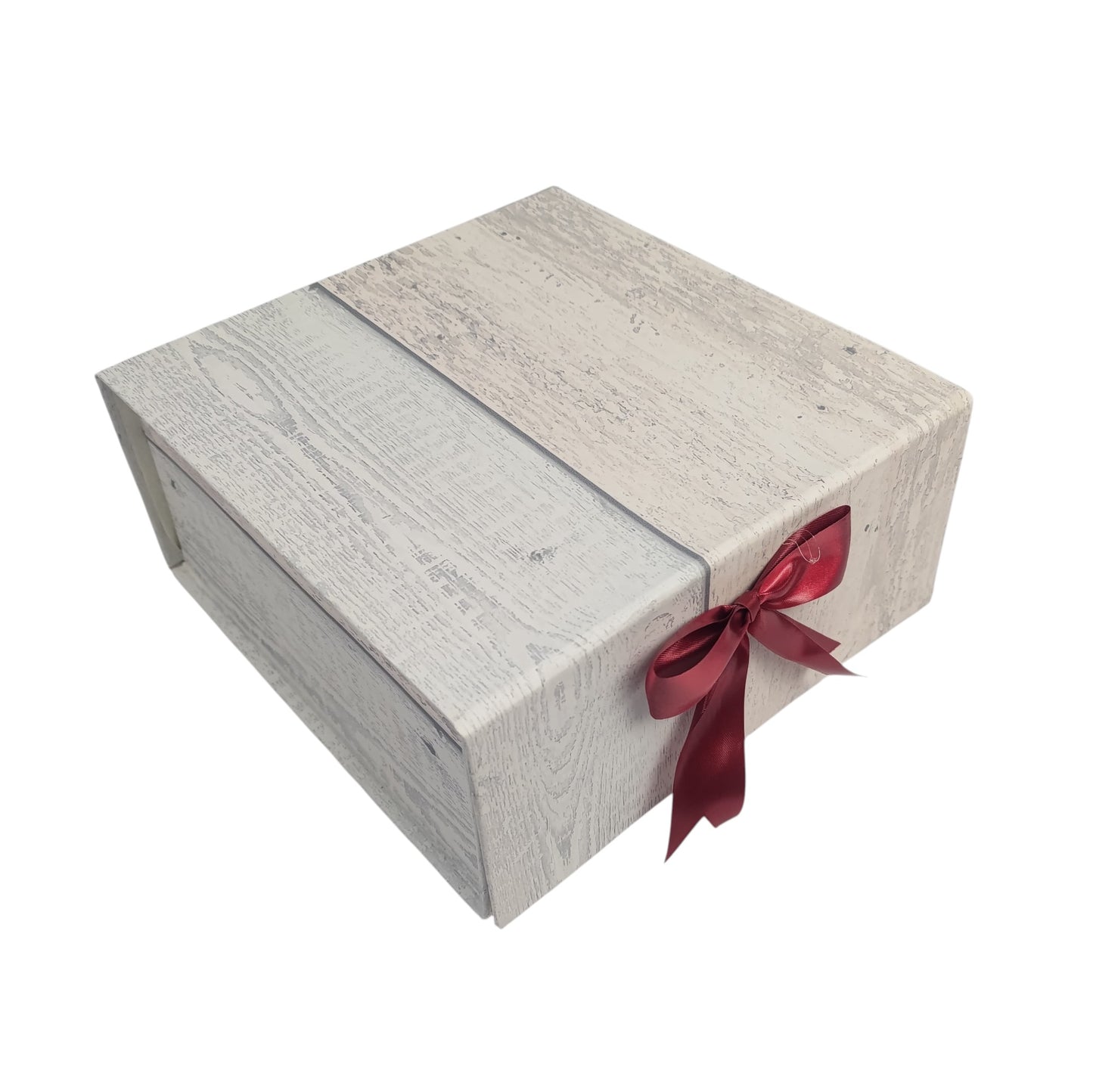 Gift Box |Rigid foldabel box | Gift Hamper Boxes For Packaging, Satin Ribbon Hamper Boxes | Gift Cardboard Box Empty Gift Hamper Box Reusable Gift Boxes | Foldabel Box | 8x8x3.5 inches / 1039
