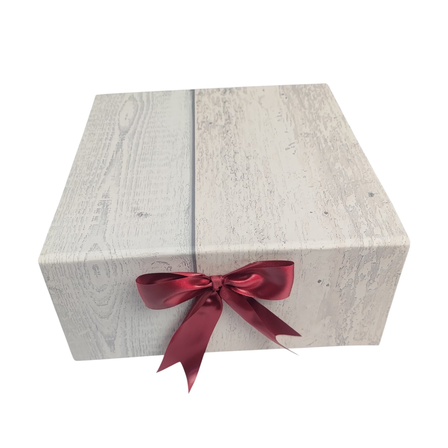 Gift Box |Rigid foldabel box | Gift Hamper Boxes For Packaging, Satin Ribbon Hamper Boxes | Gift Cardboard Box Empty Gift Hamper Box Reusable Gift Boxes | Foldabel Box | 8x8x3.5 inches / 1039