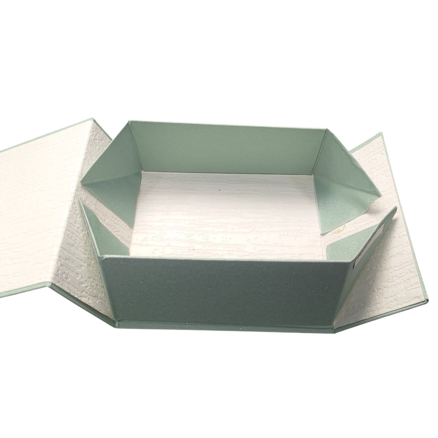Gift Box |Rigid foldabel box | Gift Hamper Boxes For Packaging, Satin Ribbon Hamper Boxes | Gift Cardboard Box Empty Gift Hamper Box Reusable Gift Boxes | Foldabel Box | 8x8x3.5 inches / 1042