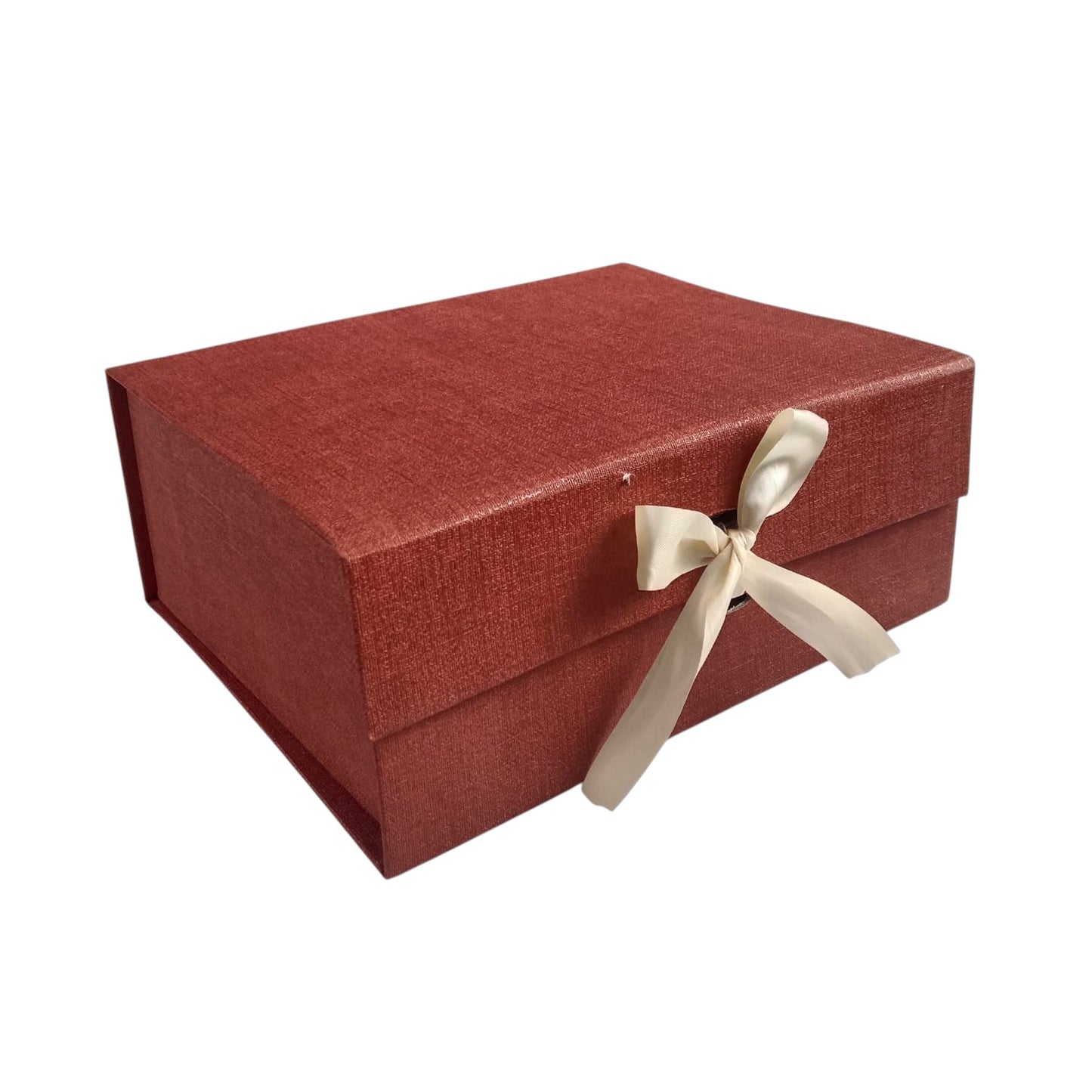 Gift Box |Rigid foldabel box | Gift Hamper Boxes For Packaging, Satin Ribbon Hamper Boxes | Gift Cardboard Box Empty Gift Hamper Box Reusable Gift Boxes | Foldabel Box | SIZE 10x8x4 inches / 7017