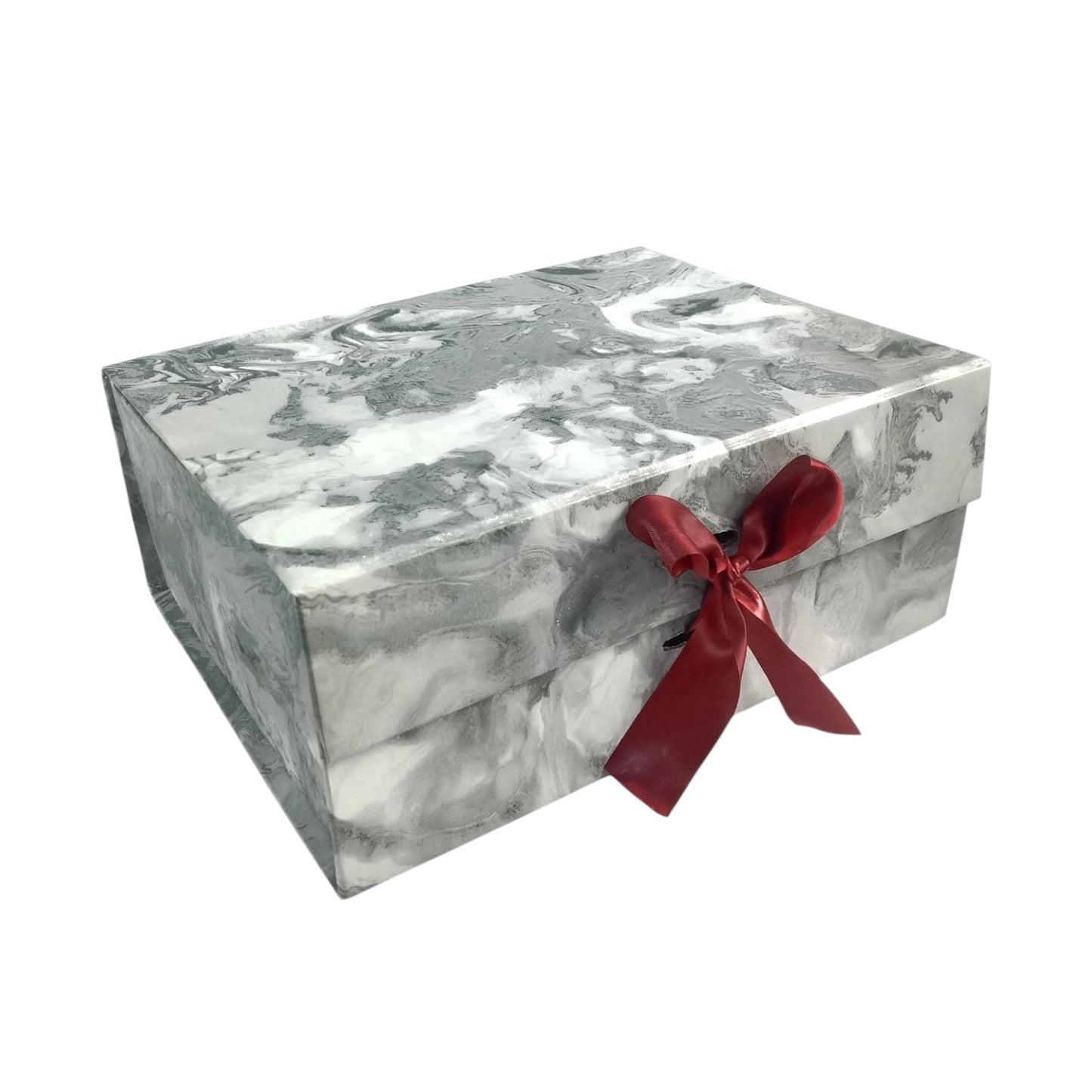 Gift Box |Rigid foldabel box | Gift Hamper Boxes For Packaging, Satin Ribbon Hamper Boxes | Gift Cardboard Box Empty Gift Hamper Box Reusable Gift Boxes | Foldabel Box | SIZE 10x8x4 inches / 7019