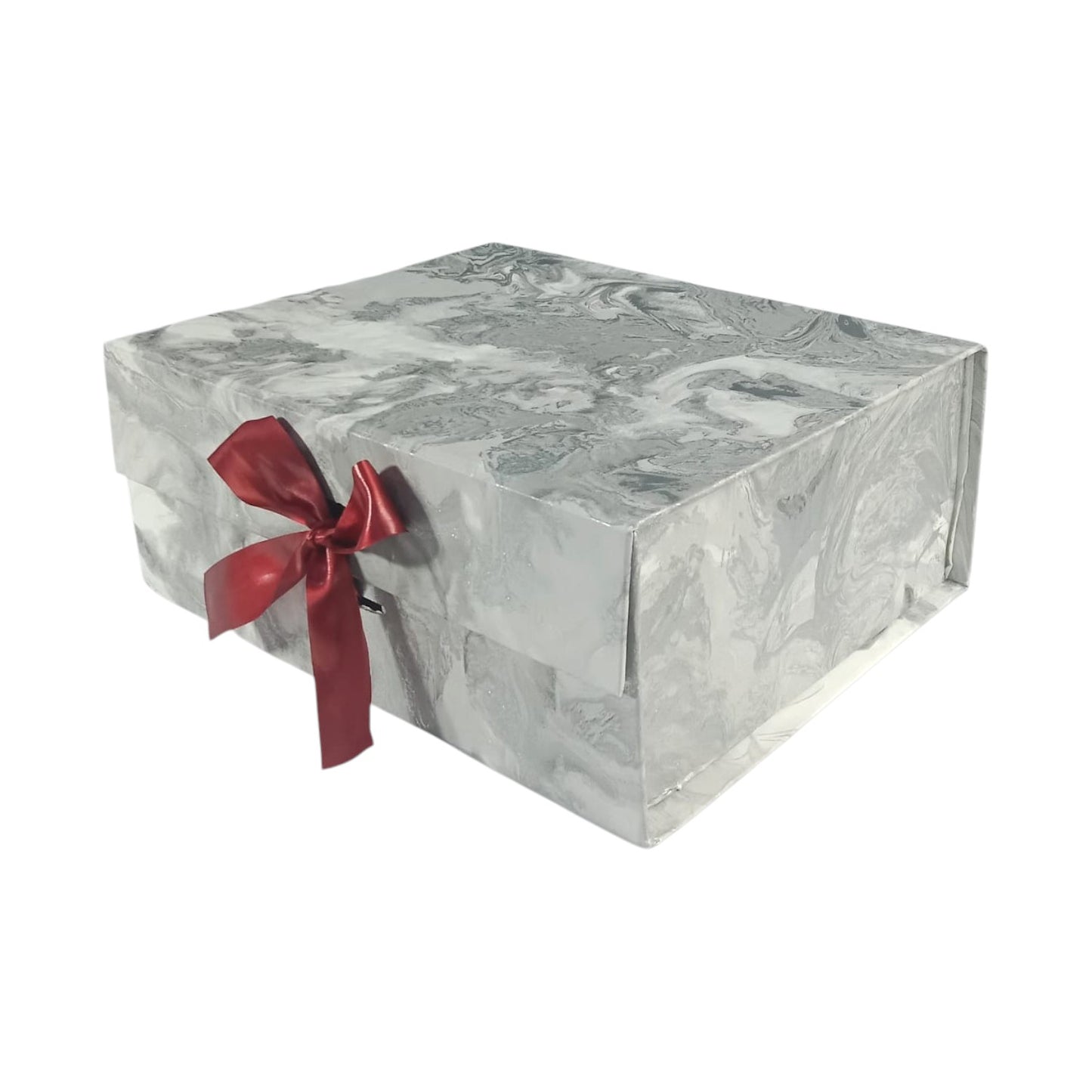 Gift Box |Rigid foldabel box | Gift Hamper Boxes For Packaging, Satin Ribbon Hamper Boxes | Gift Cardboard Box Empty Gift Hamper Box Reusable Gift Boxes | Foldabel Box | SIZE 10x8x4 inches / 7019