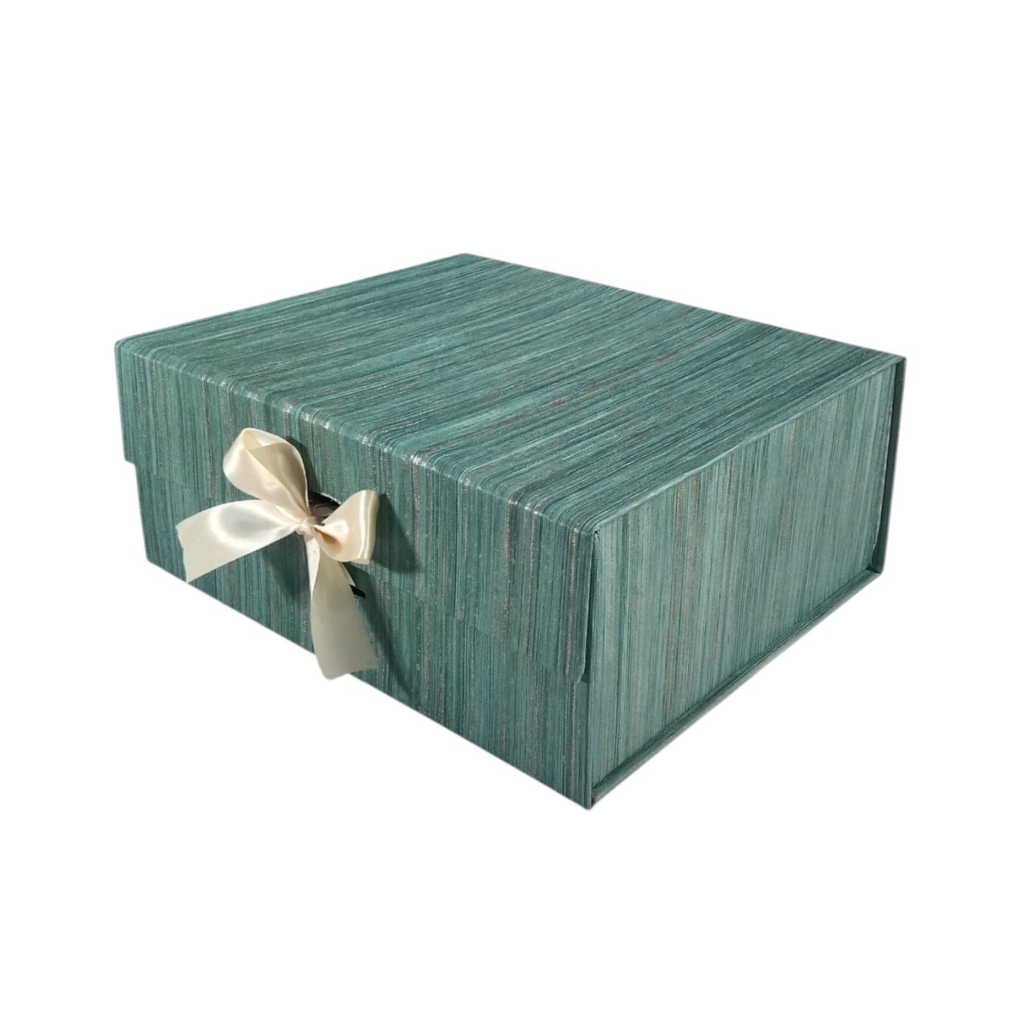 Gift Box |Rigid foldabel box | Gift Hamper Boxes For Packaging, Satin Ribbon Hamper Boxes | Gift Cardboard Box Empty Gift Hamper Box Reusable Gift Boxes | Foldabel Box | SIZE 10x8x4 inches / 7015