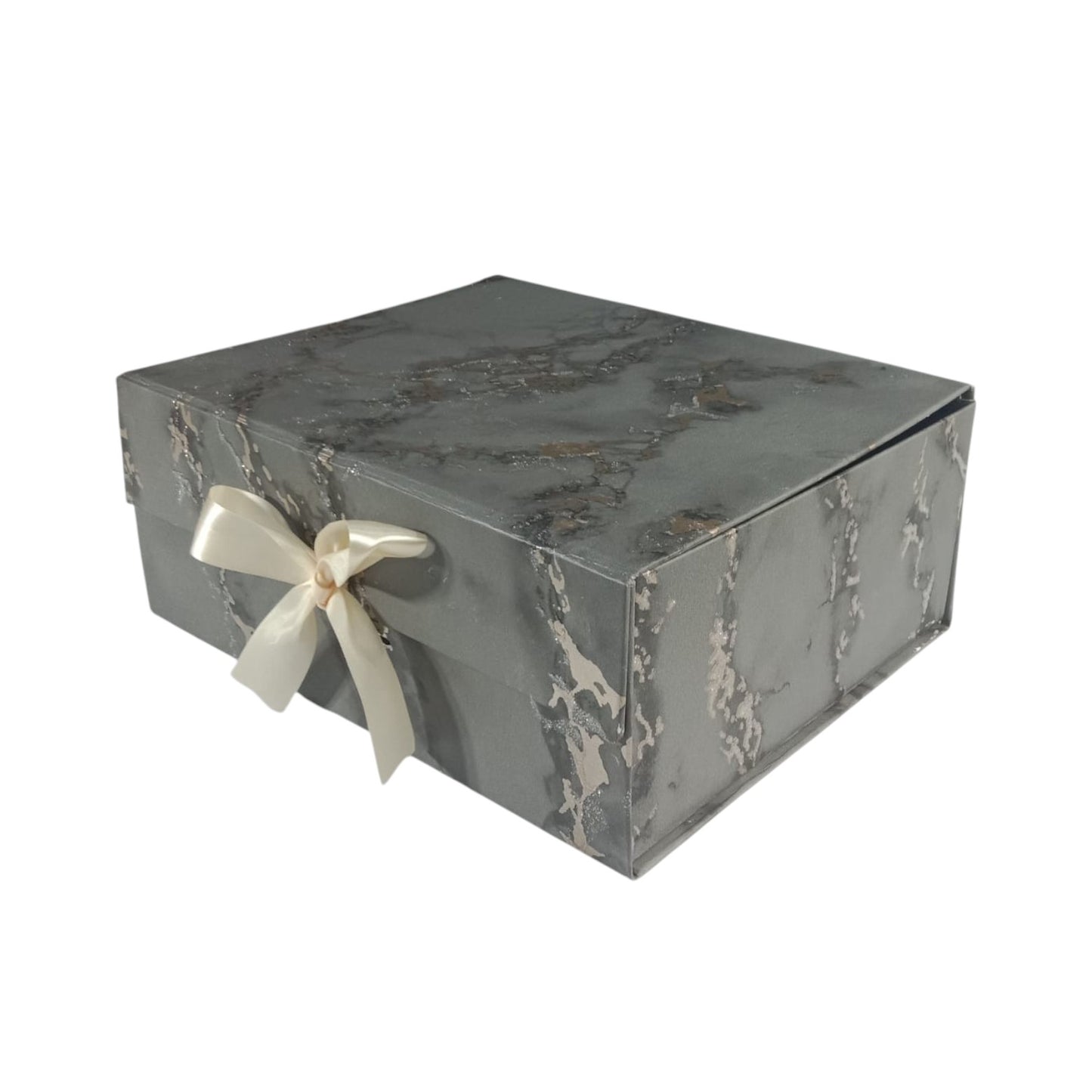 Gift Box |Rigid foldabel box | Gift Hamper Boxes For Packaging, Satin Ribbon Hamper Boxes | Gift Cardboard Box Empty Gift Hamper Box Reusable Gift Boxes | Foldabel Box | SIZE 10x8x4 inches / 7016