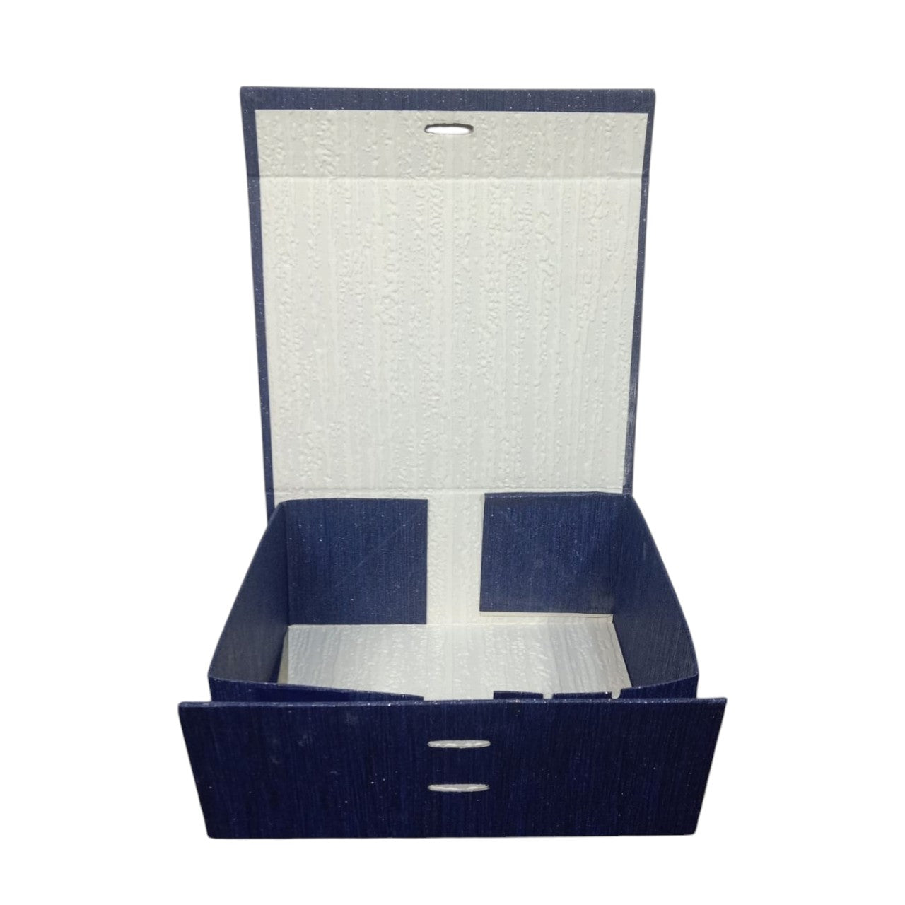 Gift Box |Rigid foldabel box | Gift Hamper Boxes For Packaging, Satin Ribbon Hamper Boxes | Gift Cardboard Box Empty Gift Hamper Box Reusable Gift Boxes | Foldabel Box | SIZE 10x8x4 inches / 7018