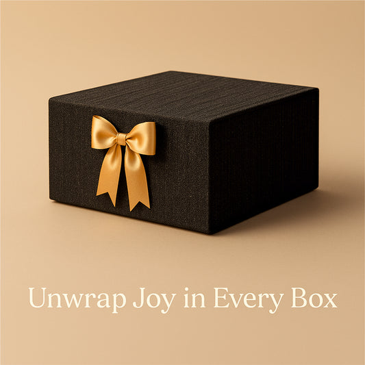 Gift Box |Rigid  foldabel box | Gift Hamper Boxes For Packaging, Satin Ribbon Hamper Boxes | Gift Cardboard Box Empty Gift Hamper Box Reusable Gift Boxes | Foldabel Box | 8x8x3.5 inches / 1022