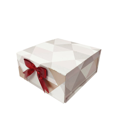 Premium Gift Hamper Box For All Occasion |8x8x3.5 inches/Foldable Magnetic 1004