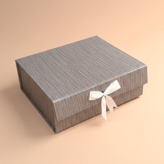 Gift Box |Rigid foldabel box |Gift Hamper Boxes For Packaging, Satin Ribbon Hamper Boxes | Gift Cardboard Box Empty Gift Hamper Box Reusable Gift Boxes | Foldabel Box | SIZE 10x12x4 inches /3016