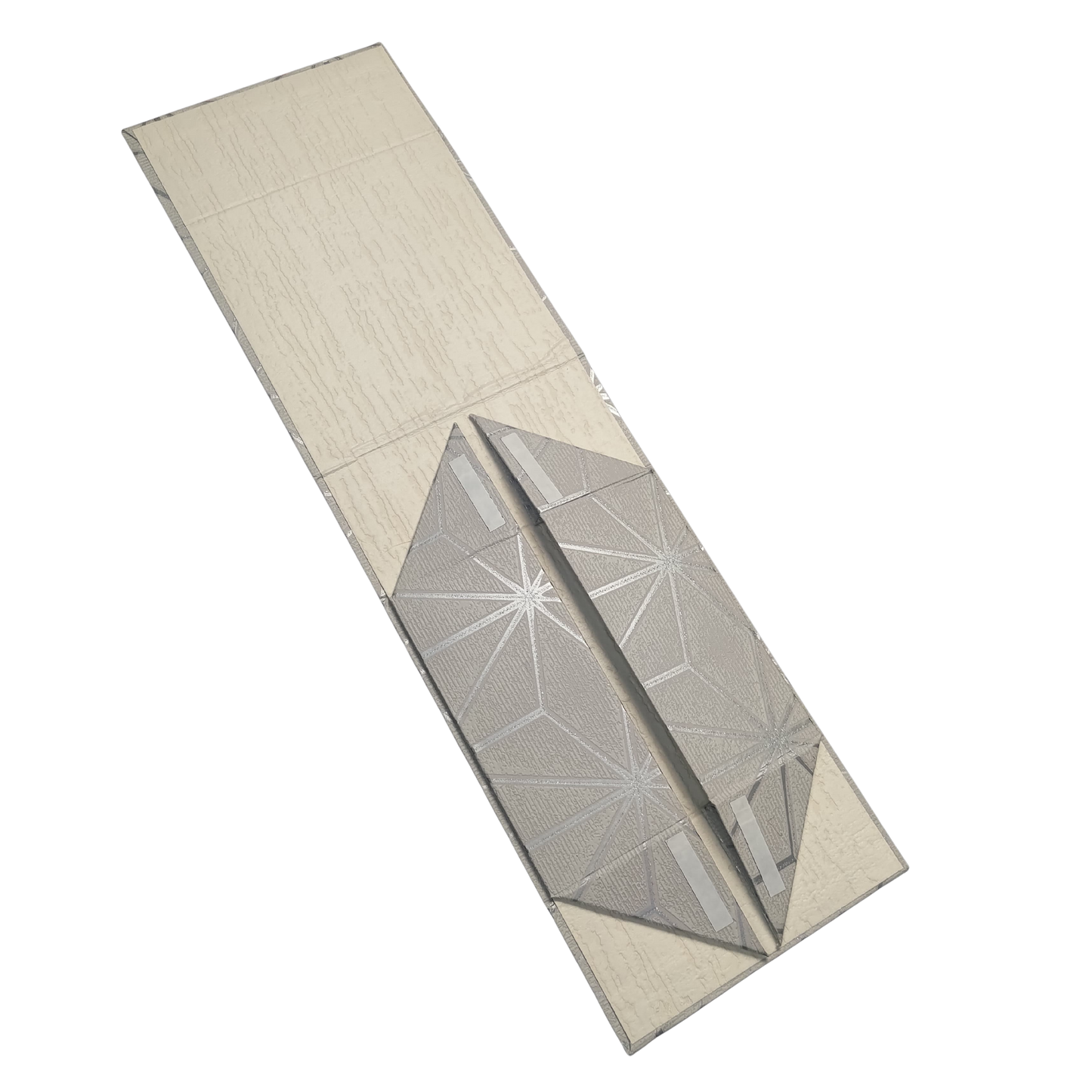 Gift Box |Rigid  foldabel box | Gift Hamper Boxes For Packaging, Satin Ribbon Hamper Boxes | Gift Cardboard Box Empty Gift Hamper Box Reusable Gift Boxes | Foldabel Box | 8x8x3.5 inches / 1037