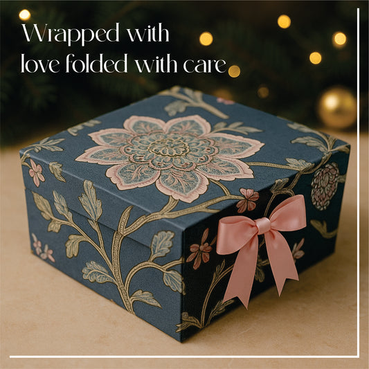 Premium Gift Hamper Box For All Occasion |8x8x3.5 inches/Foldable Magnetic 1016