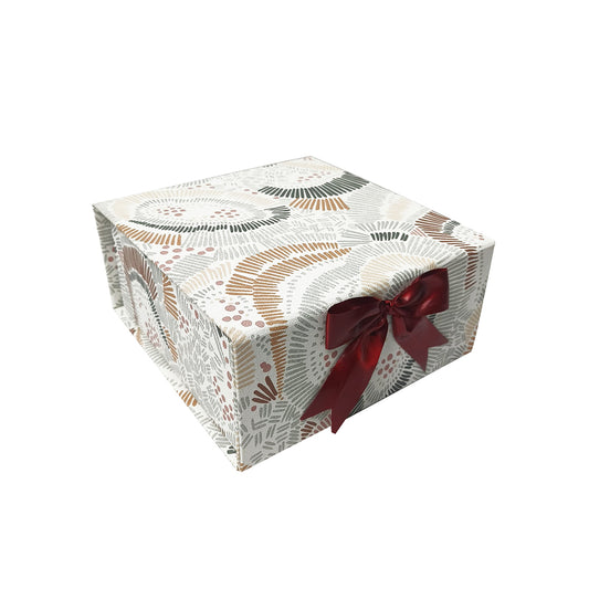 Premium Gift Hamper Box For All Occasion |8x8x3.5 inches/Foldable Magnetic 1006