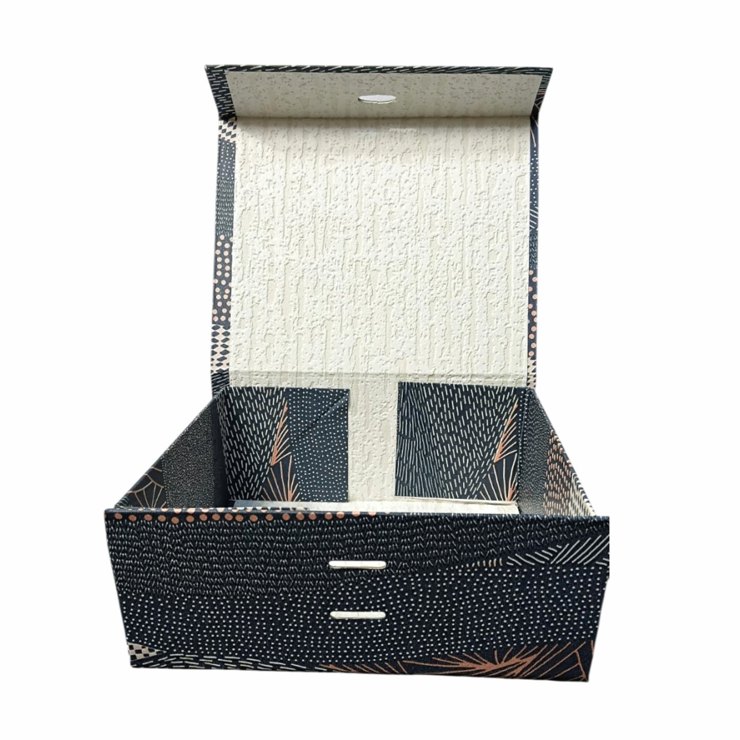 Christmas Gift Box |Rigid foldabel box | Gift Hamper Boxes For Packaging, Satin Ribbon Hamper Boxes | Gift Cardboard Box Empty Gift Hamper Box Reusable Gift Boxes | Foldabel Box | SIZE 10x8x4 inches |  7024Christmas