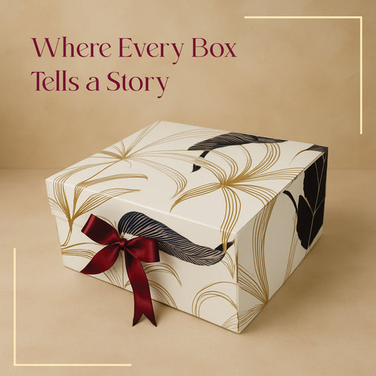 Premium Gift Hamper Box For All Occasion |SIZE 10x8x4 inches/Foldable Magnetic 7004