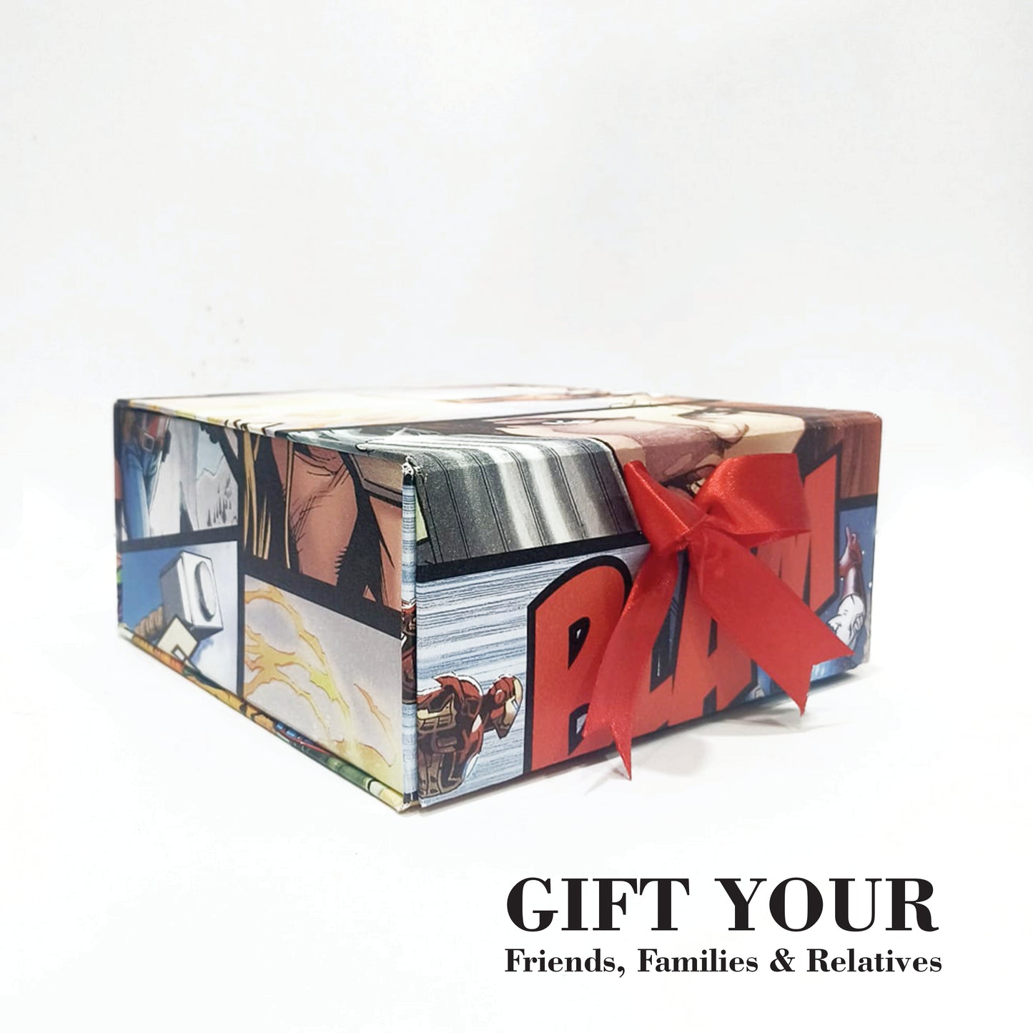 Premium Gift Hamper Box For All Occasion |8x8x3.5 inches/Foldable Magnetic 1001