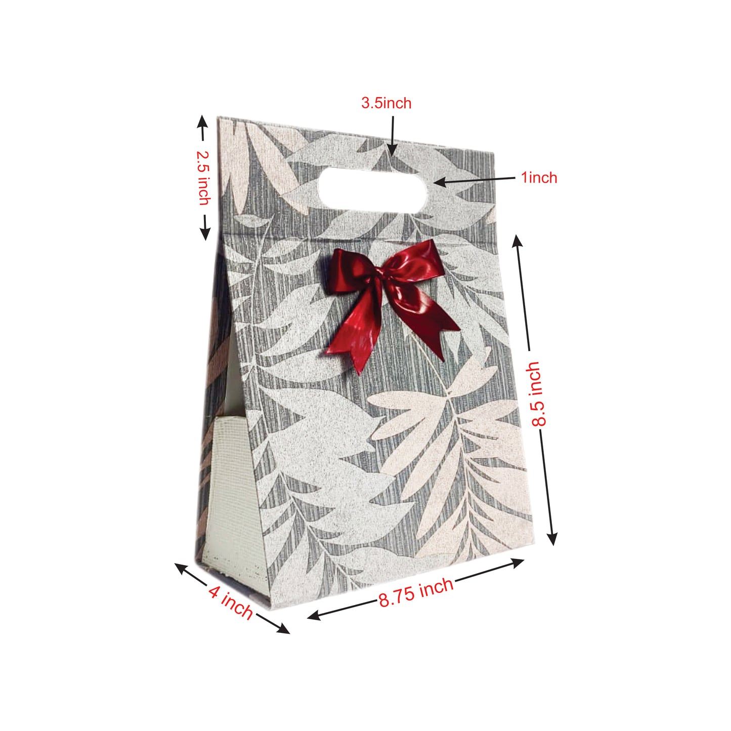 Premium Foldable Gift Bag For All Occasion | 8.75x8.5x4 inches / Magnetic 2005