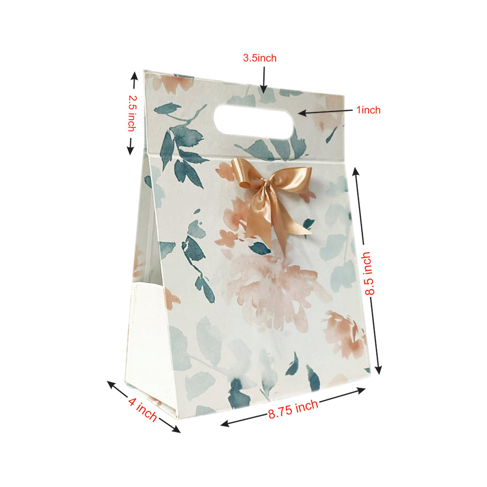 Premium Foldable Gift Bag For All Occasion | 8.75x8.5x4 inches / Magnetic 2001