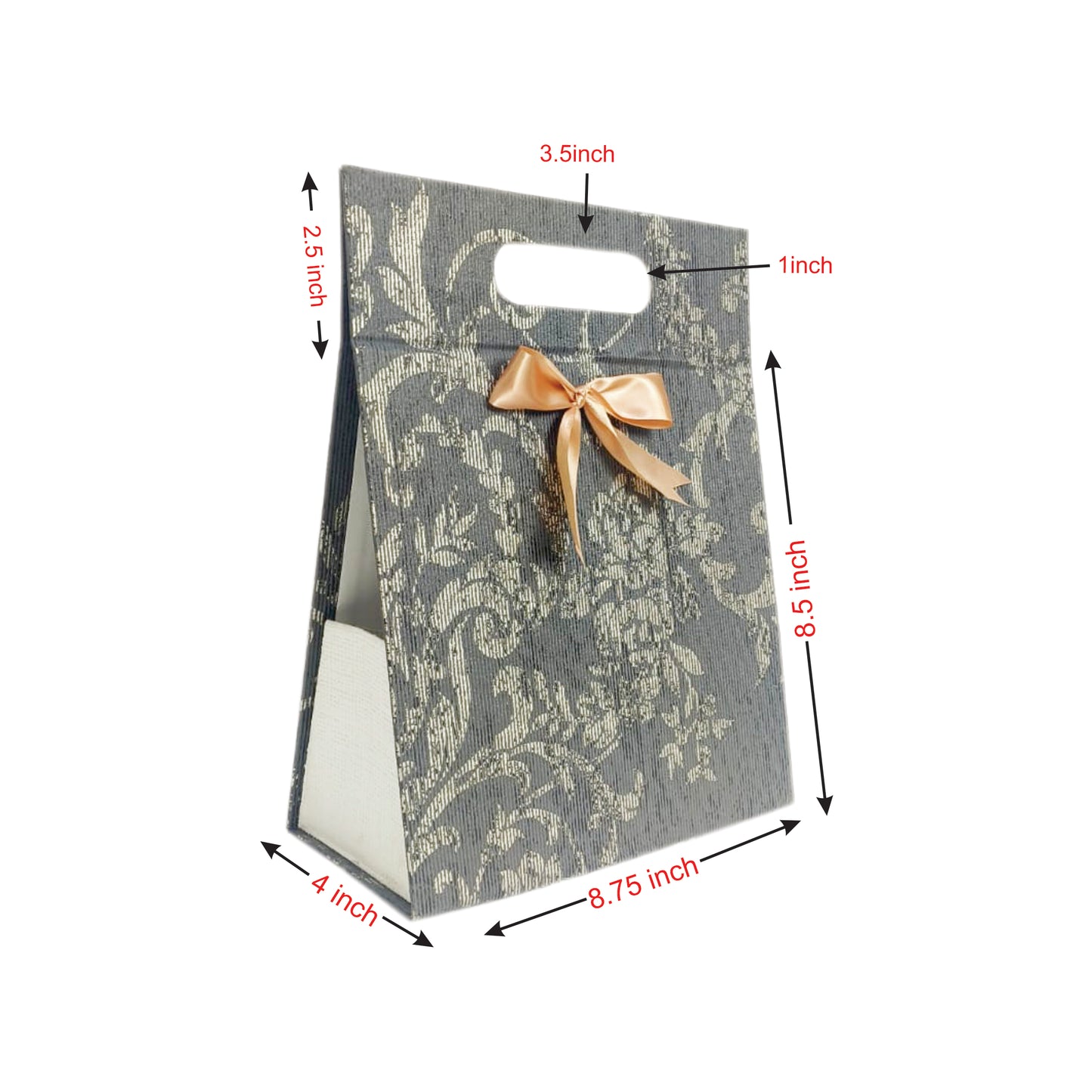 Premium Foldable Gift Bag For All Occasion | 8.75x8.5x4 inches / Magnetic 2004