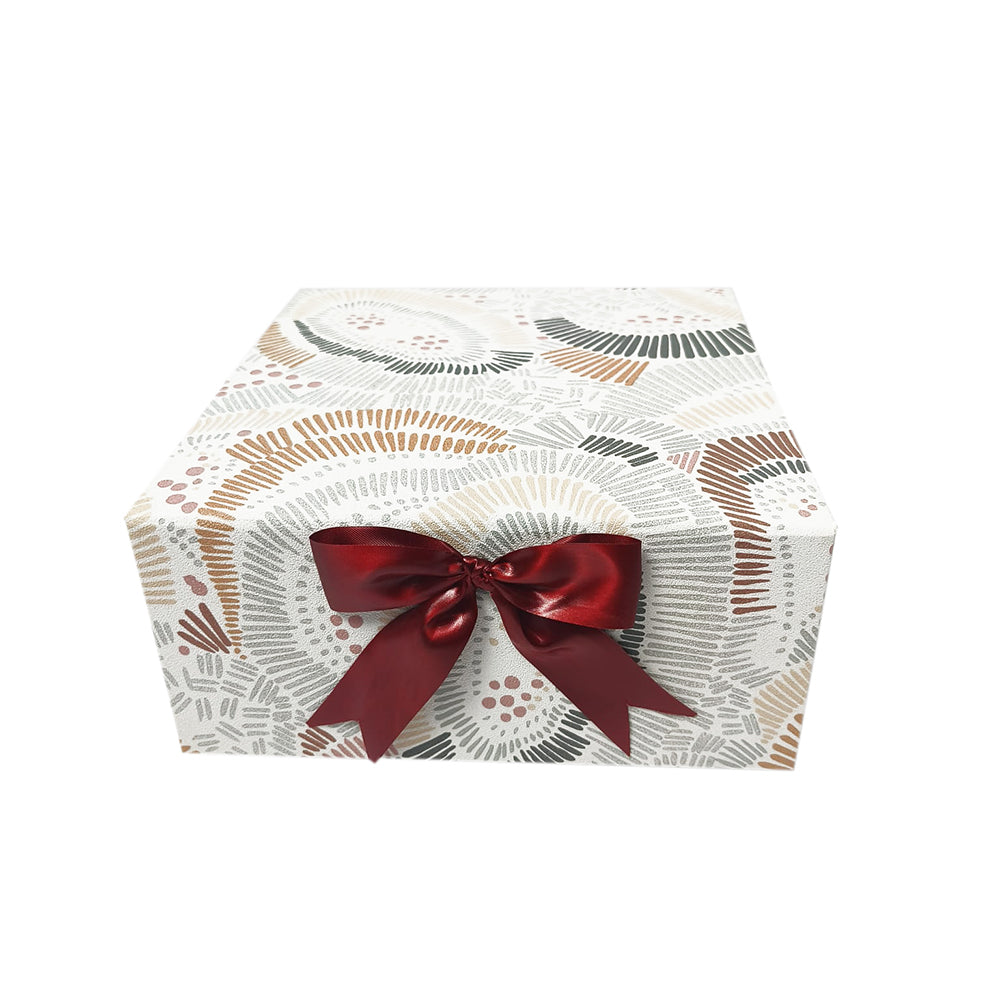 Premium Gift Hamper Box For All Occasion |8x8x3.5 inches/Foldable Magnetic 1006