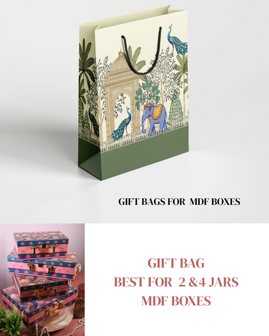 PAPER BAG BEST FOR  2&4 MDF BOXES | Size 10X10X4