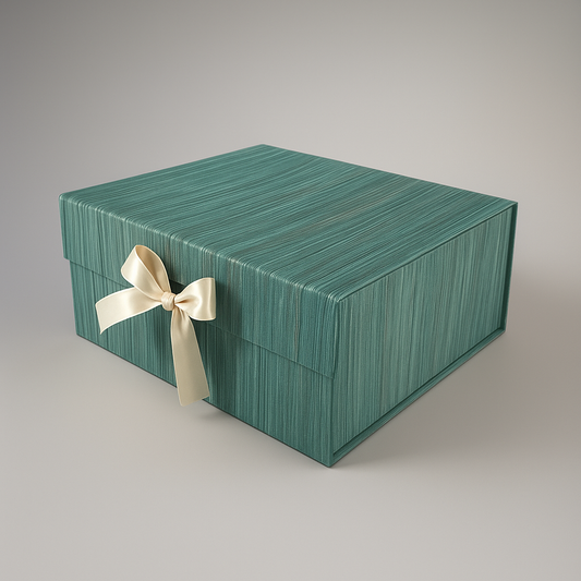 Gift Box |Rigid  foldabel box | Gift Hamper Boxes For Packaging, Satin Ribbon Hamper Boxes | Gift Cardboard Box Empty Gift Hamper Box Reusable Gift Boxes | Foldabel Box | SIZE 10x8x4 inches / 7015