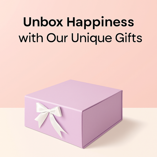 Gift Box |Rigid  foldabel box | Gift Hamper Boxes For Packaging, Satin Ribbon Hamper Boxes | Gift Cardboard Box Empty Gift Hamper Box Reusable Gift Boxes | Foldabel Box | 8x8x3.5 inches / 1021