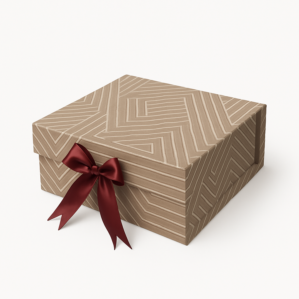 Gift Box |Rigid  foldabel box | Gift Hamper Boxes For Packaging, Satin Ribbon Hamper Boxes | Gift Cardboard Box Empty Gift Hamper Box Reusable Gift Boxes | Rigid Foldabel Box | SIZE 10x8x4 inches / 7002