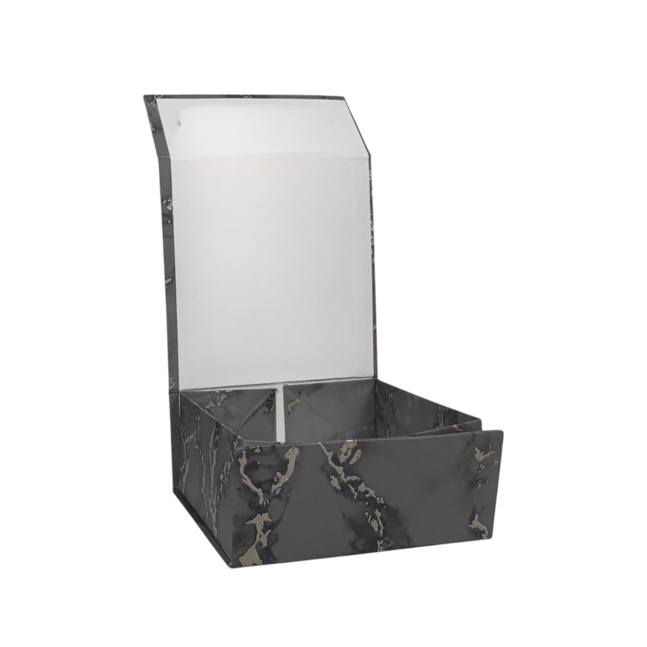 Gift Box |Rigid  foldabel box | Gift Hamper Boxes For Packaging, Satin Ribbon Hamper Boxes | Gift Cardboard Box Empty Gift Hamper Box Reusable Gift Boxes | Foldabel Box | 8x8x3.5 inches / 1020