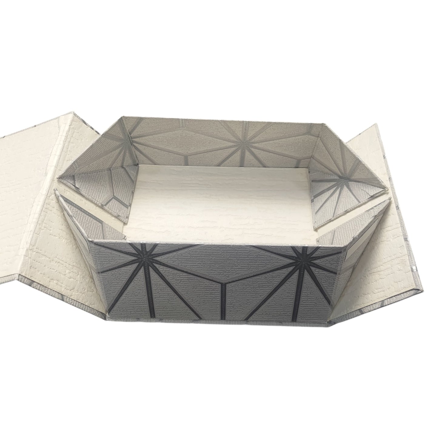 Gift Box |Rigid  foldabel box | Gift Hamper Boxes For Packaging, Satin Ribbon Hamper Boxes | Gift Cardboard Box Empty Gift Hamper Box Reusable Gift Boxes | Foldabel Box | 8x8x3.5 inches / 1037