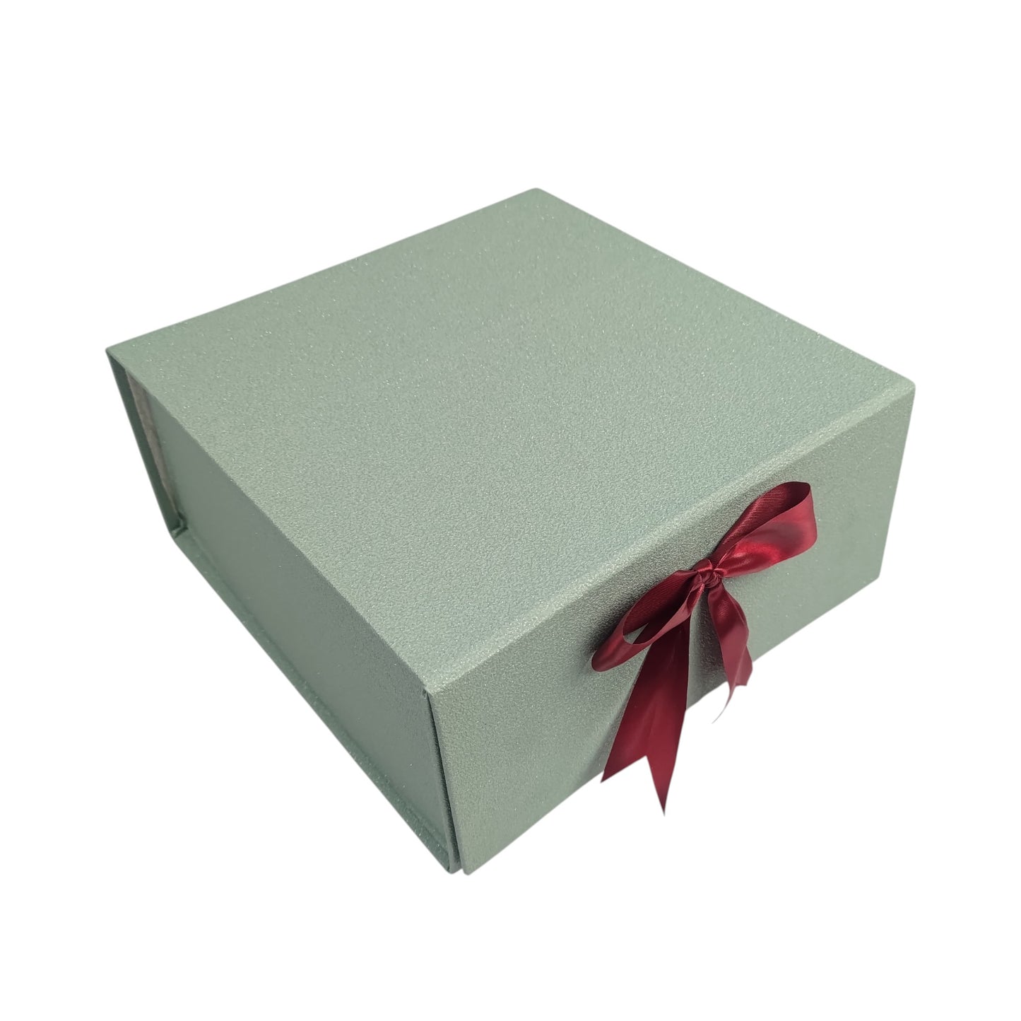 Gift Box |Rigid  foldabel box | Gift Hamper Boxes For Packaging, Satin Ribbon Hamper Boxes | Gift Cardboard Box Empty Gift Hamper Box Reusable Gift Boxes | Foldabel Box | 8x8x3.5 inches / 1042